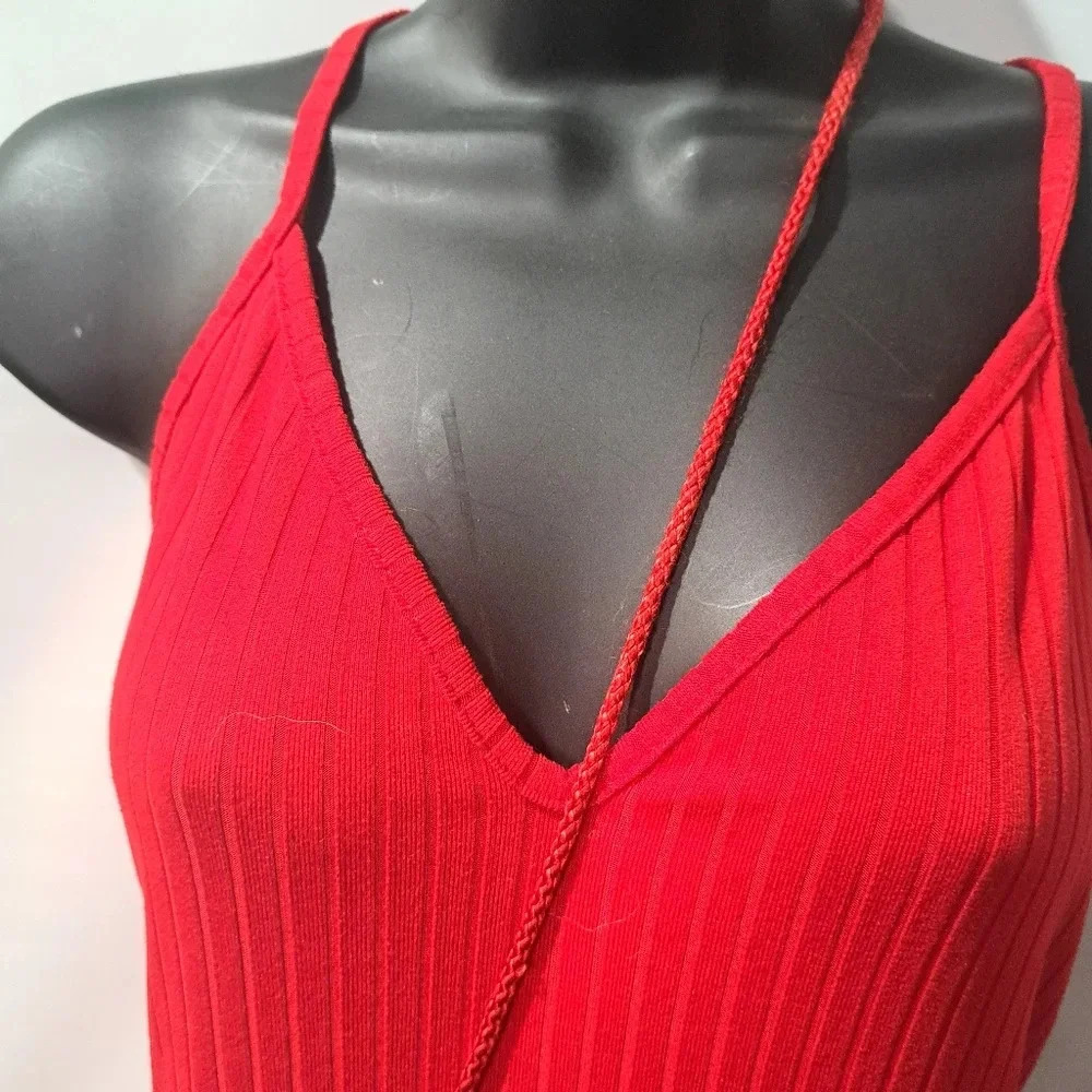 Rib knit Maxi dress - Picture 3 of 6